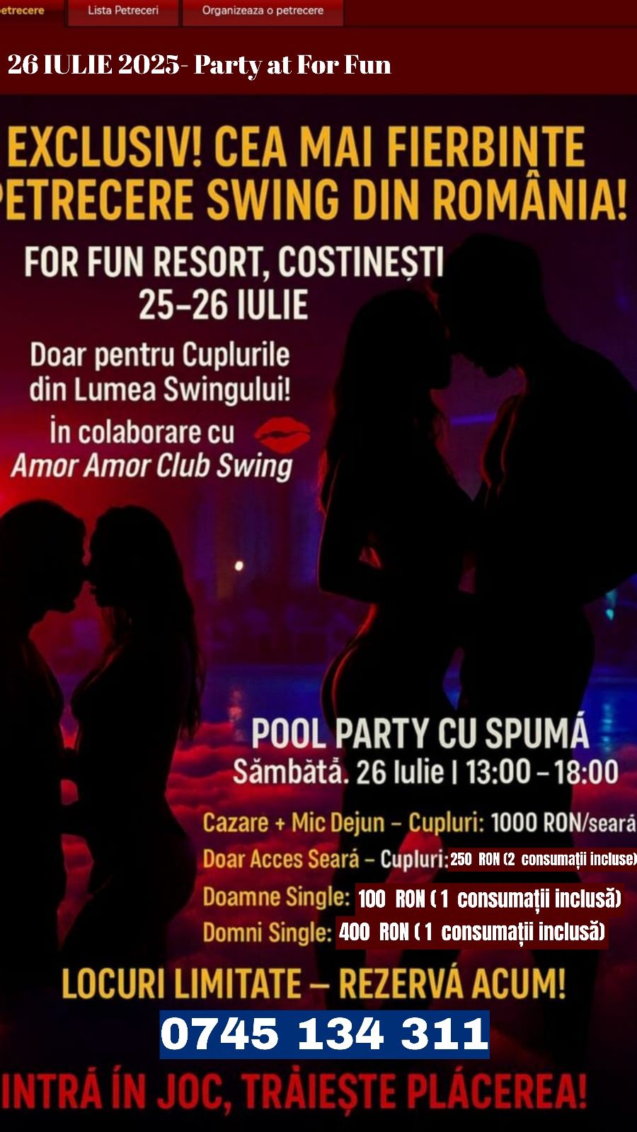 PETRECERE SWING