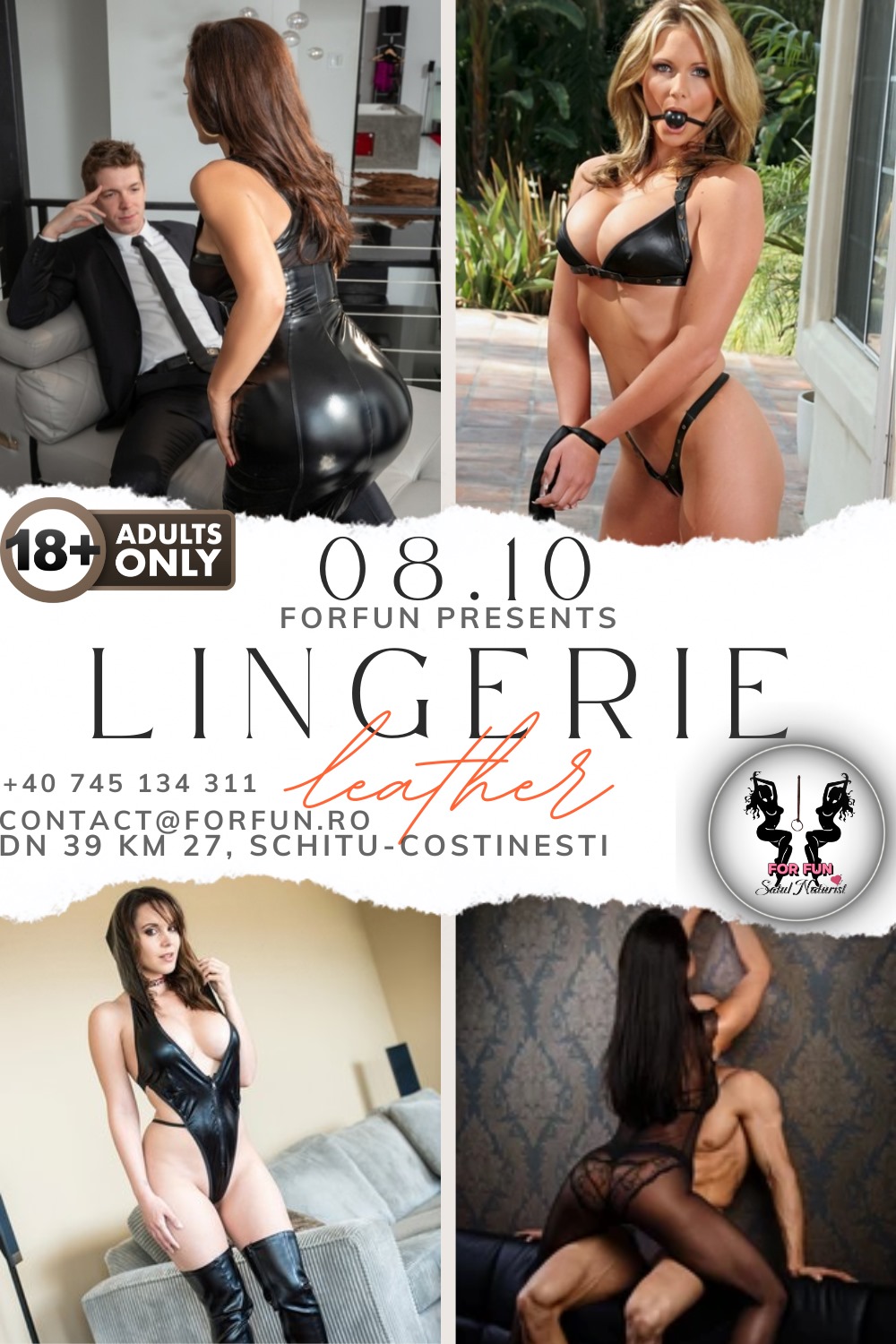 🔥 Lingerie & Leather Night @ For Fun Resort Naturist 🔥