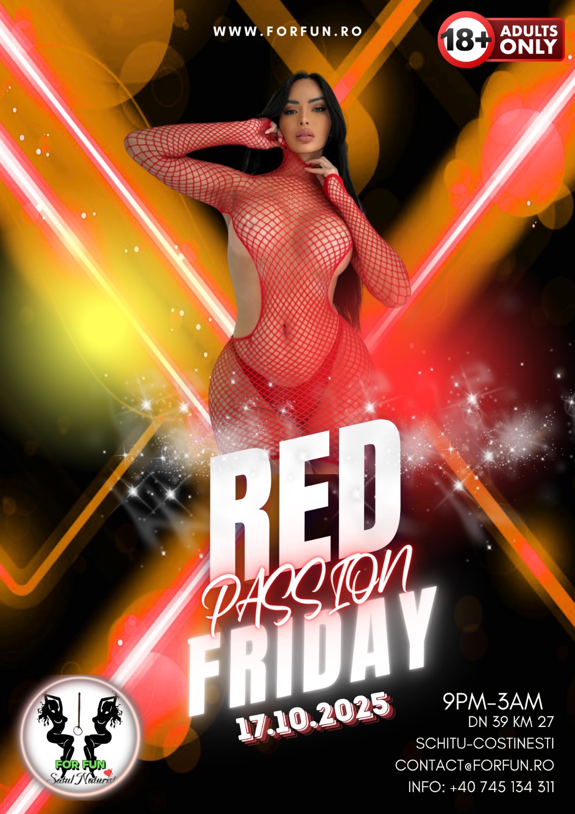 ❤️🔥 RED PASSION FRIDAY @ For Fun Resort Naturist 🔥❤️