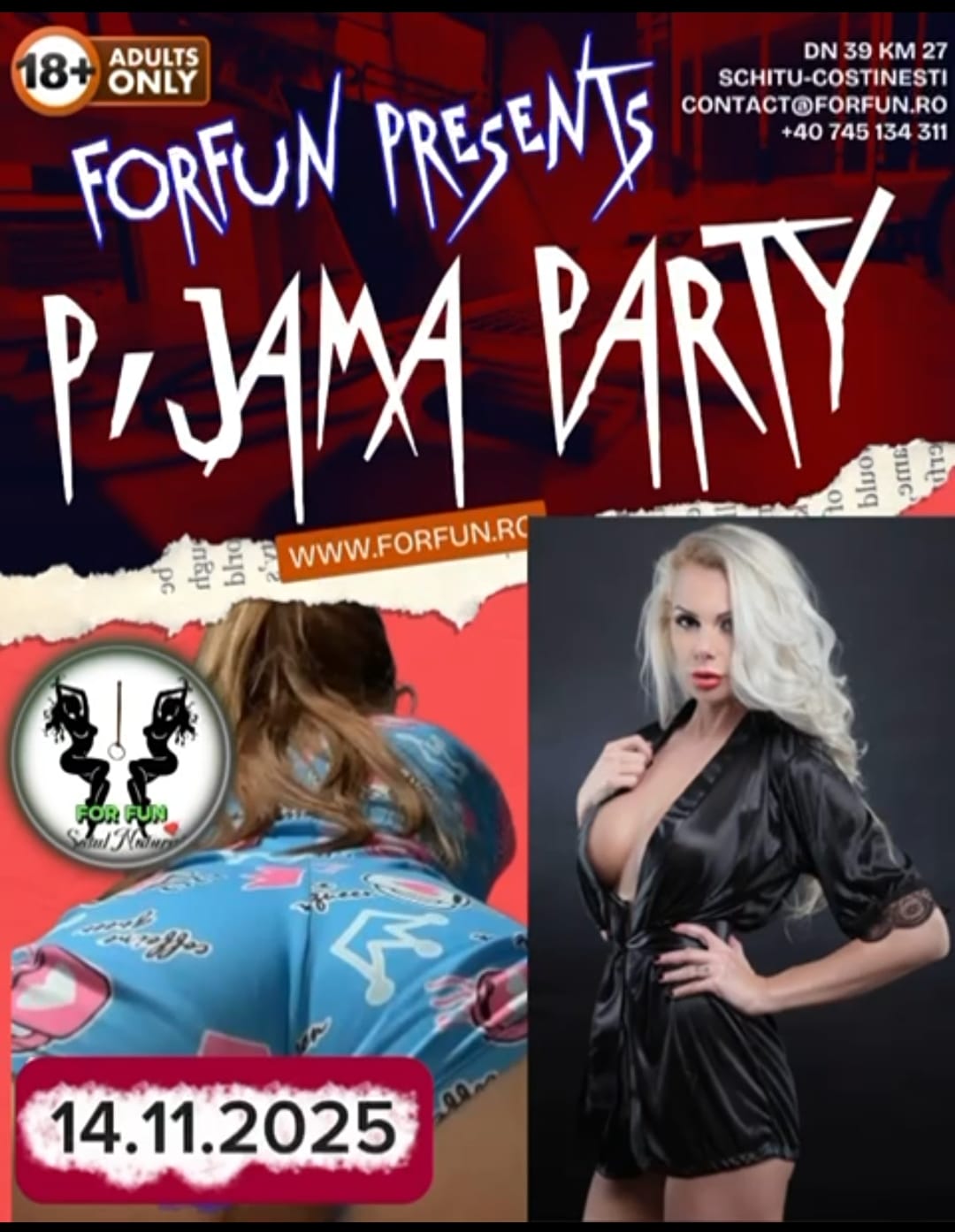 🔥💤 PIJAMA SEX PARTY @ For Fun Resort Naturist 💋🔥