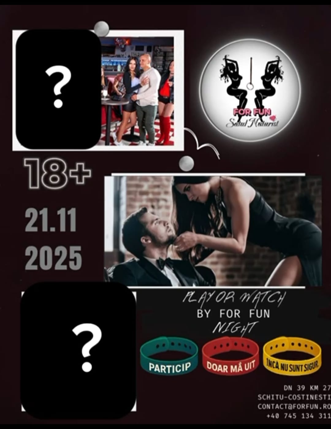 Play or Watch Night @ For Fun Resort Naturist