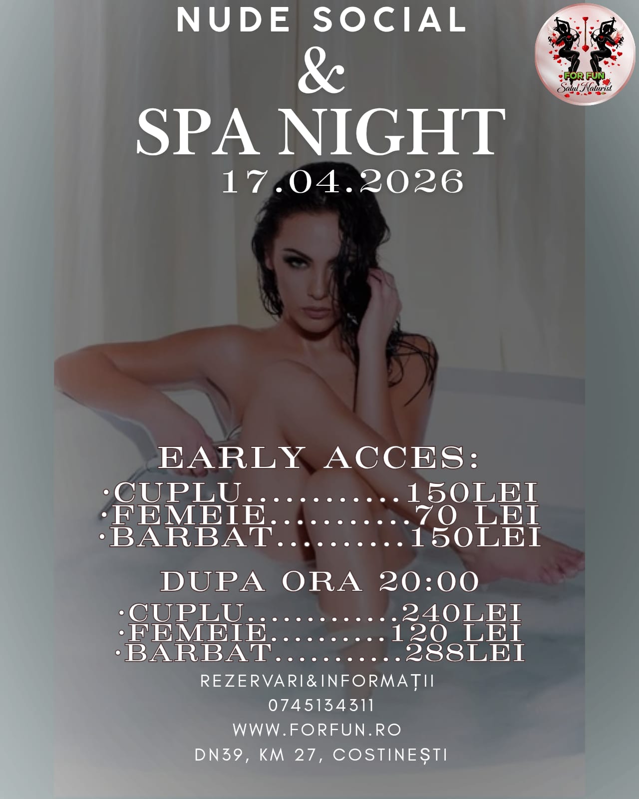 NUDE SOCIAL & SPA NIGHT