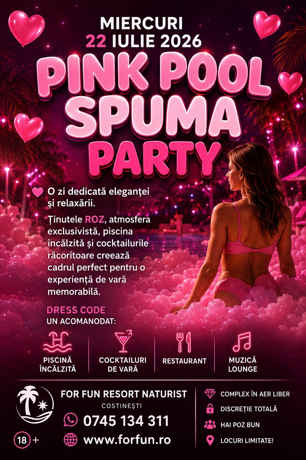 ⭐ PINK POOL SPUMA PARTY