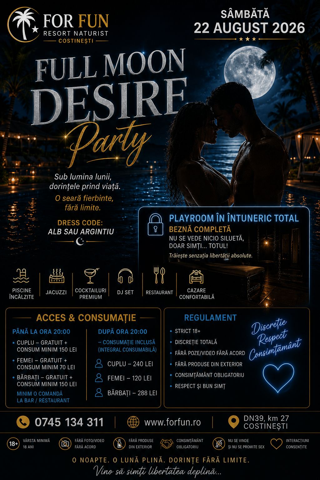 🌕🖤 FULL MOON DESIRE PARTY – ÎN ÎNTUNERIC, TOTUL SE SIMTE ALTFEL… 🖤🌕