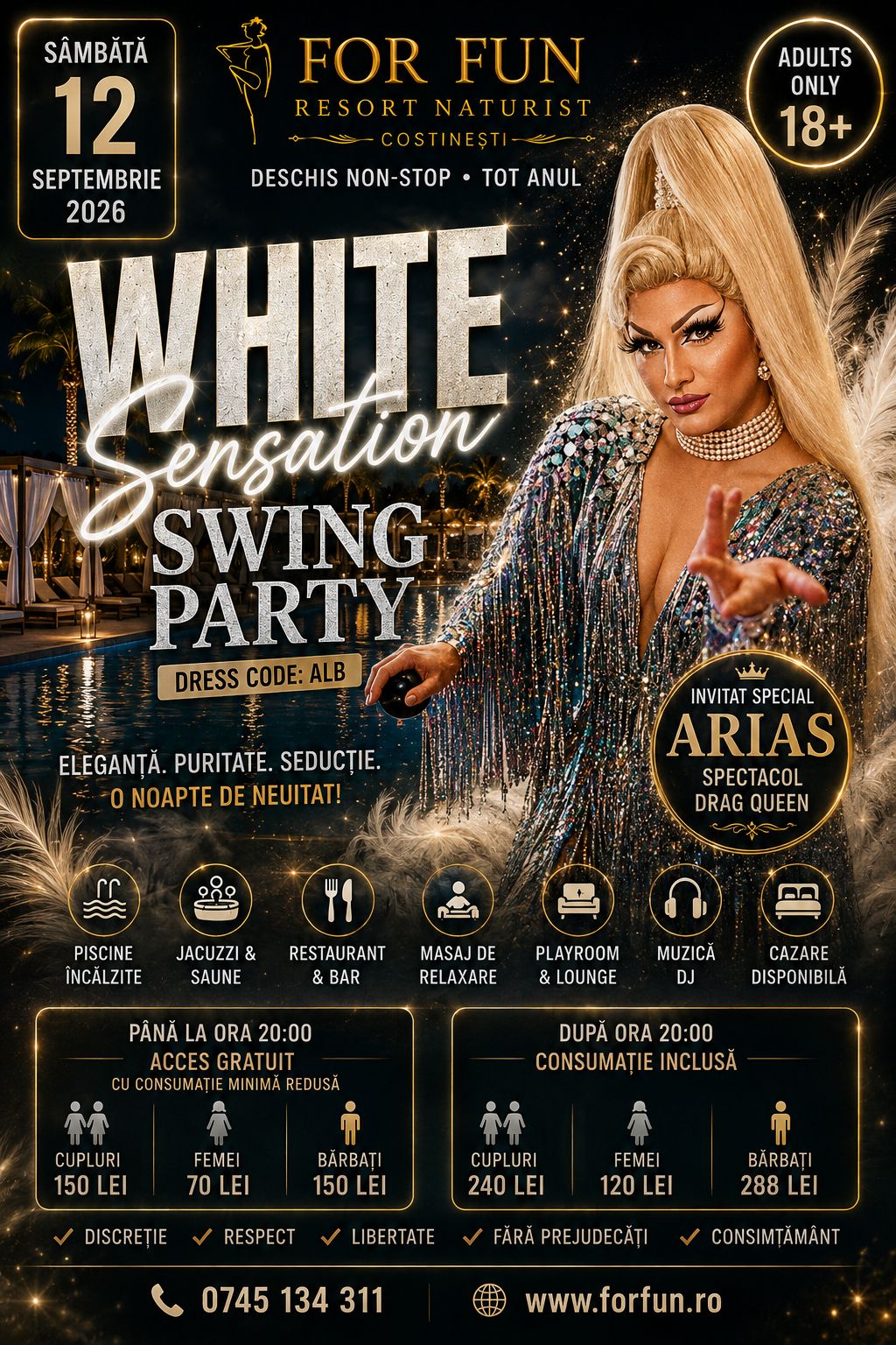 WHITE SENSATION SWING PARTY